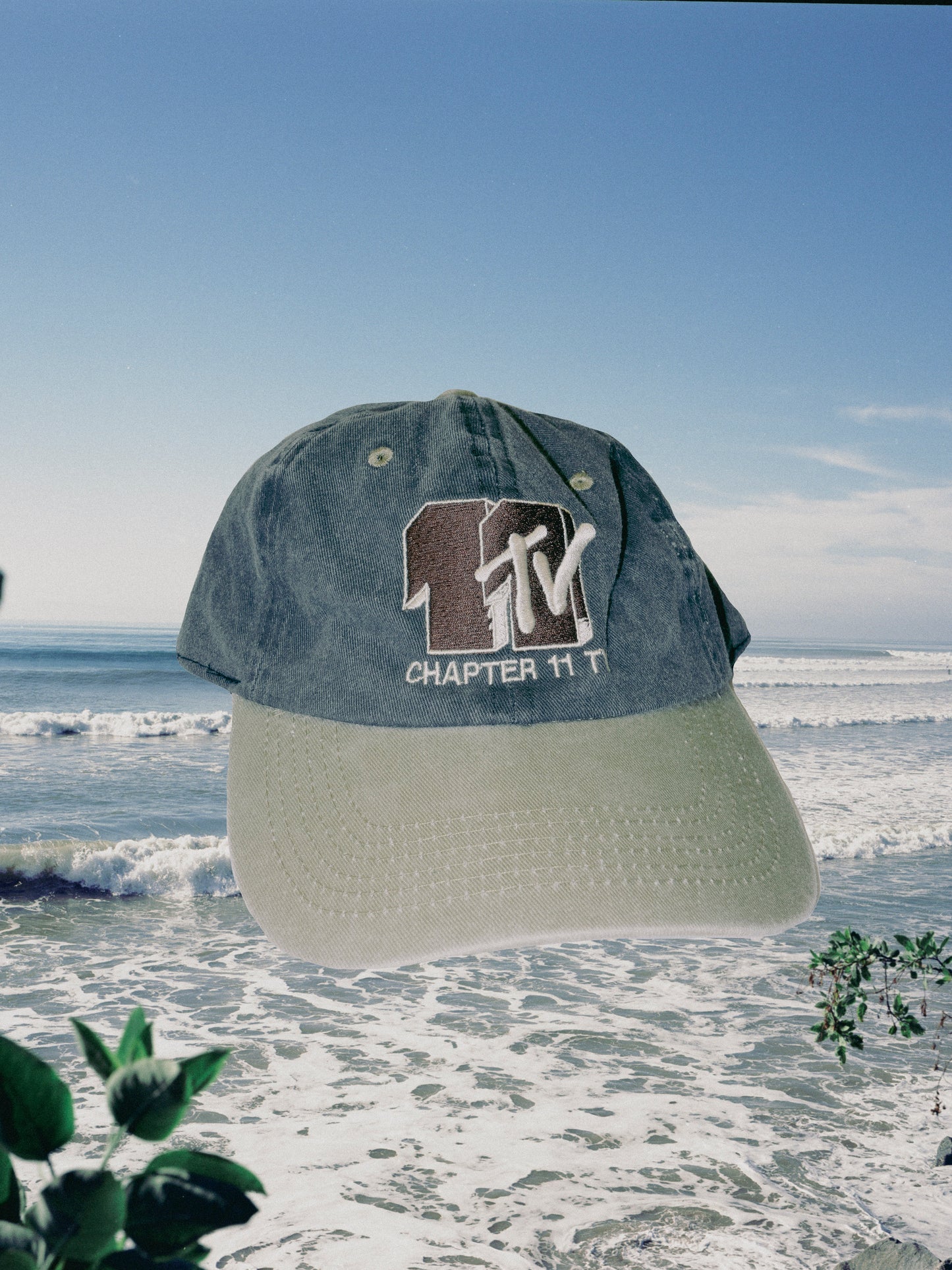 Classic Logo Hat Washed Denim