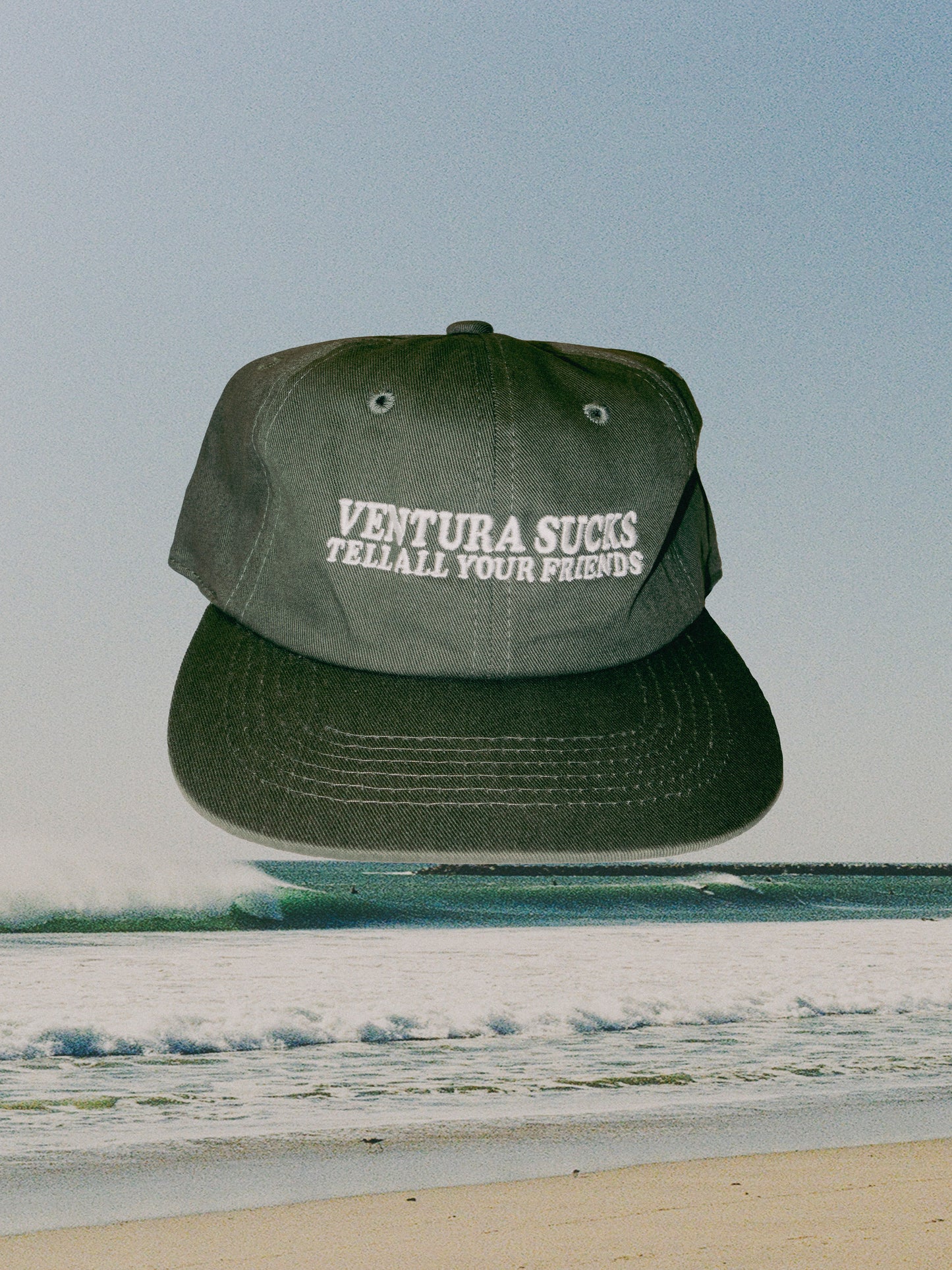 Ventura Sucks Hat Olive Green