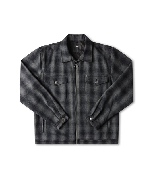 CA CHECK CAGE JACKET // BLACK