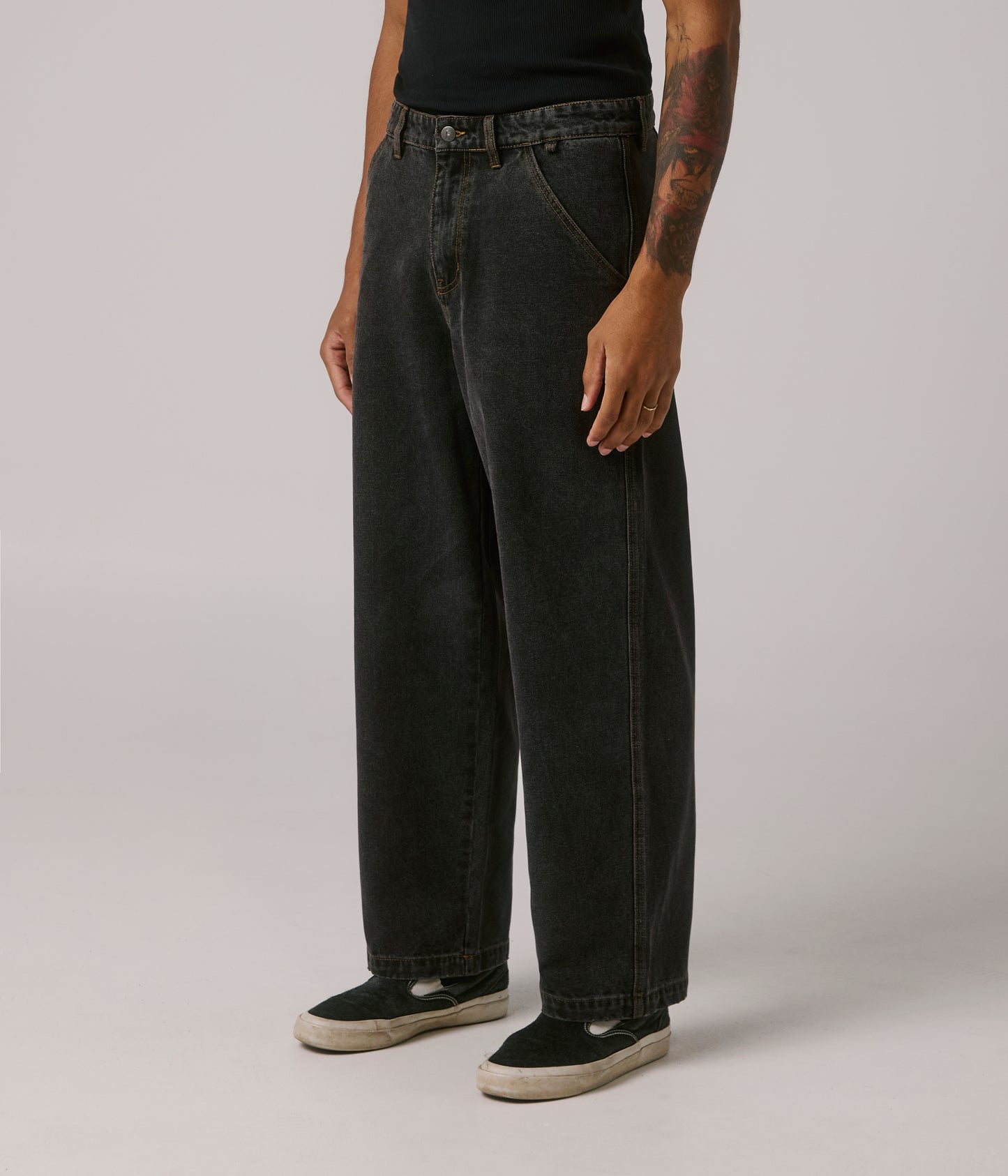 REYNOLDS DENIM PANT - WASHED BLACK