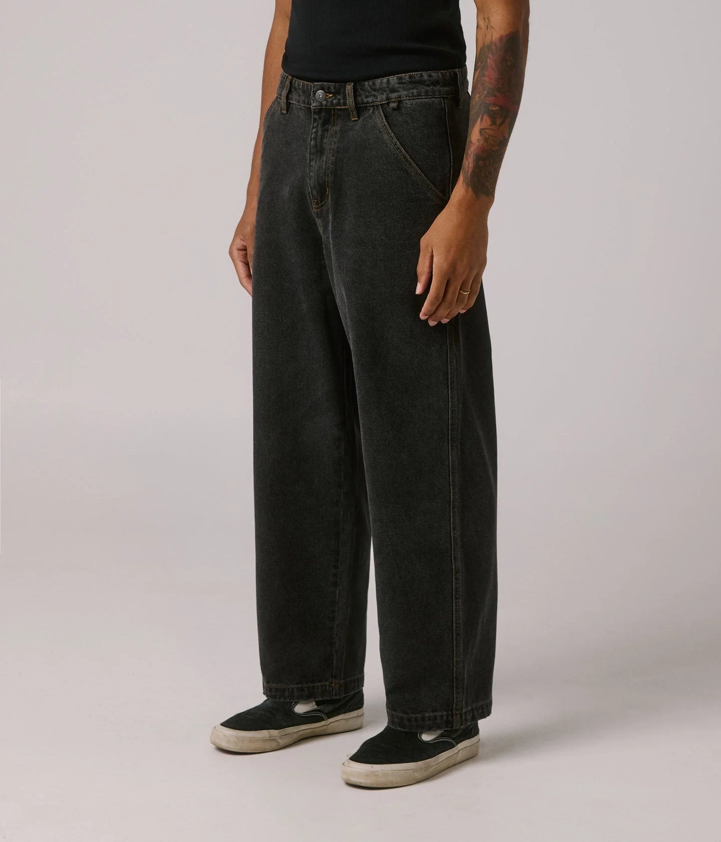 REYNOLDS DENIM PANT - WASHED BLACK