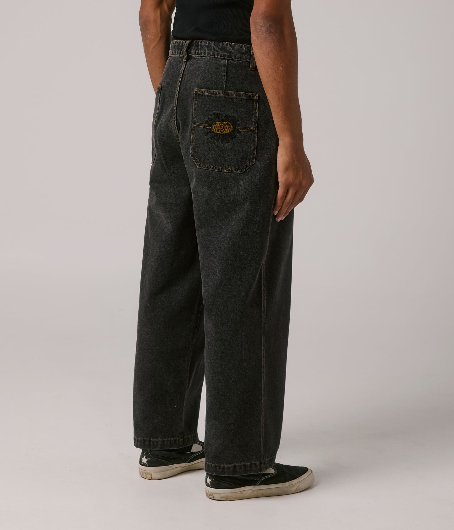 REYNOLDS DENIM PANT - WASHED BLACK