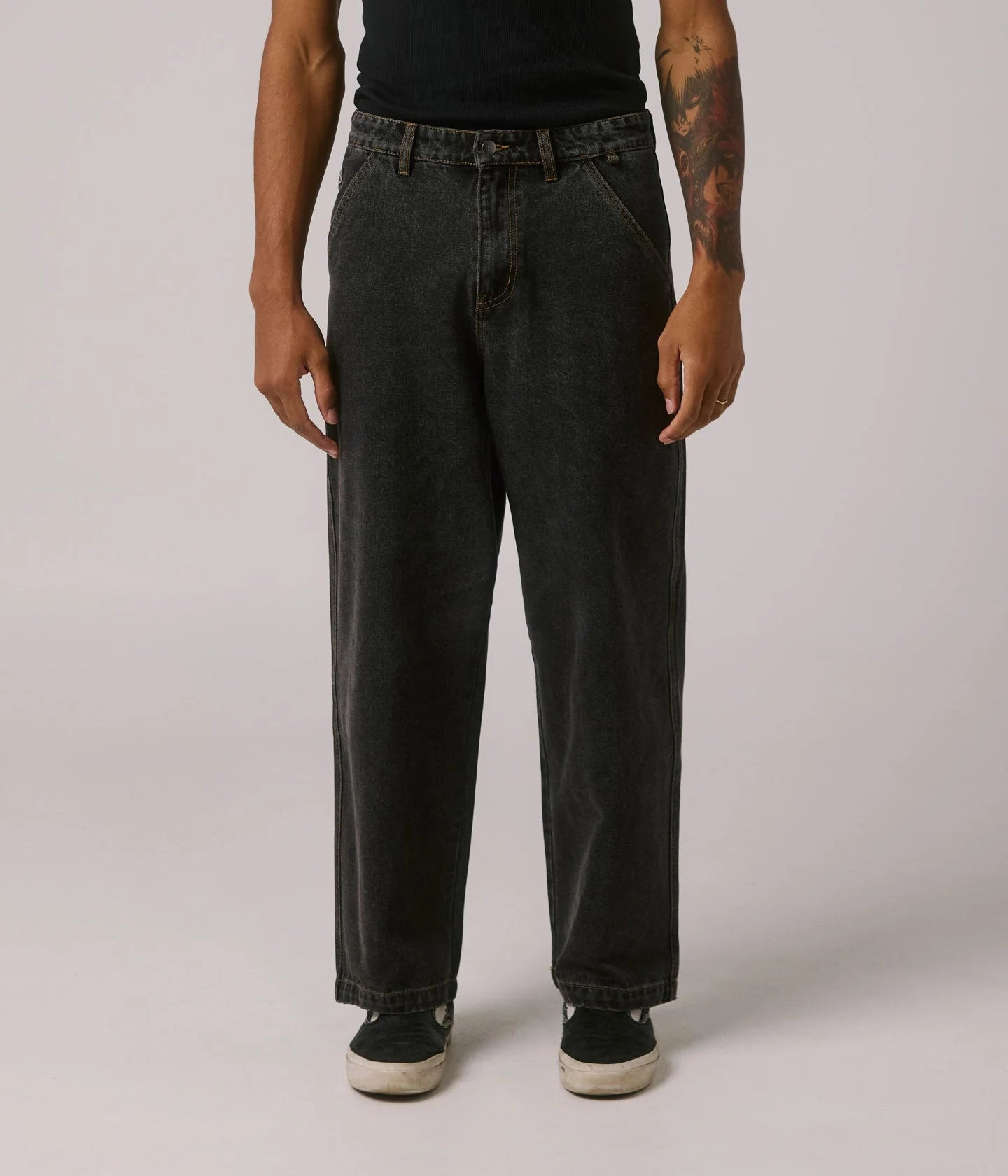 REYNOLDS DENIM PANT - WASHED BLACK