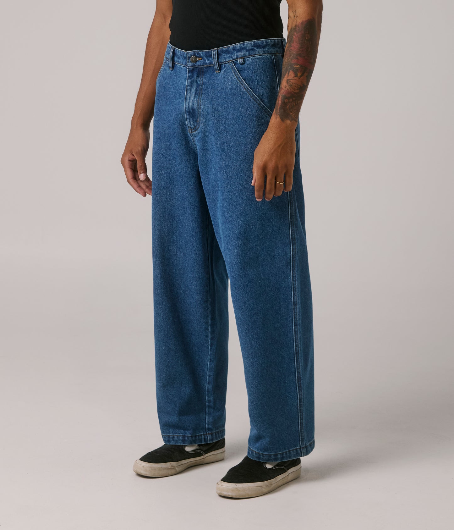 REYNOLDS DENIM PANT - WORN BLUE