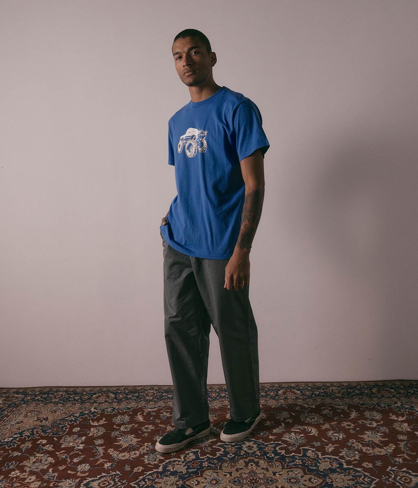 CONFIDENTIAL T-SHIRT // ROYAL BLUE