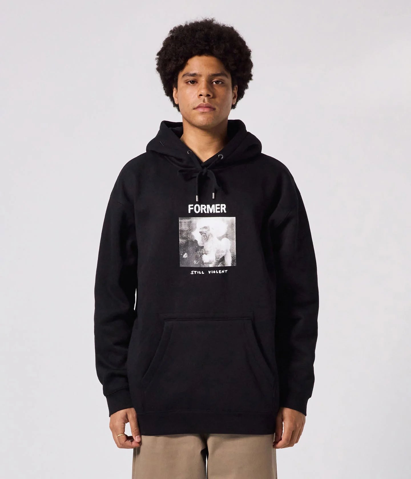 WAR POODLE HOOD // BLACK