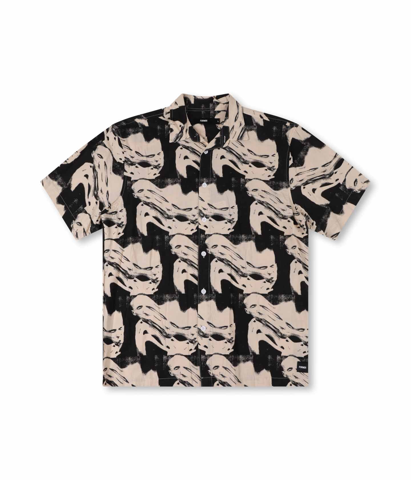 DISTORT SS SHIRT // BONE