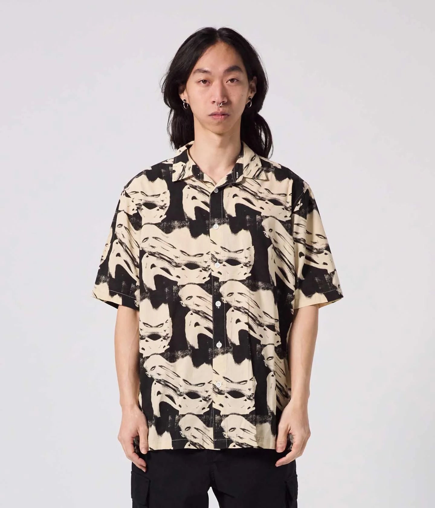 DISTORT SS SHIRT // BONE