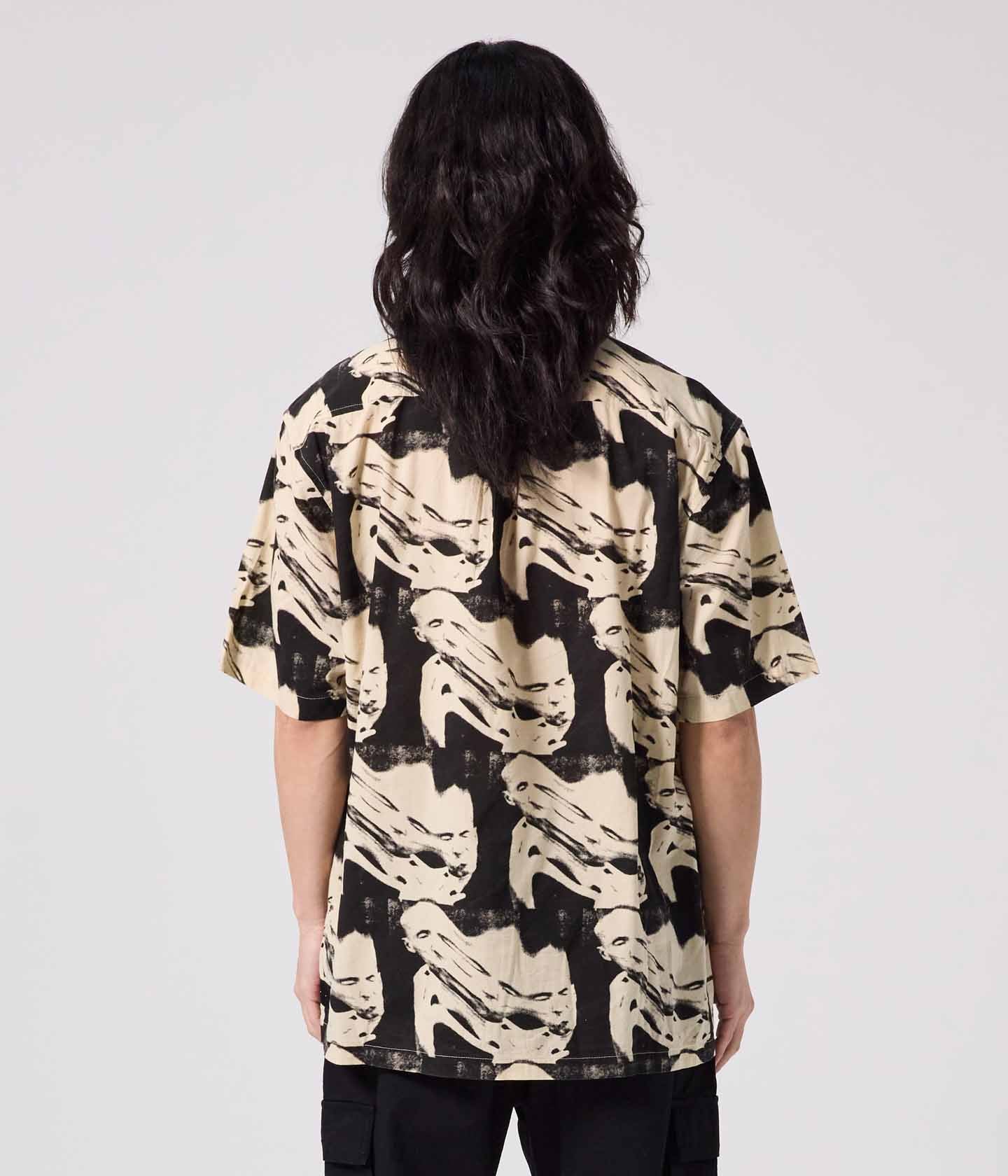 DISTORT SS SHIRT // BONE