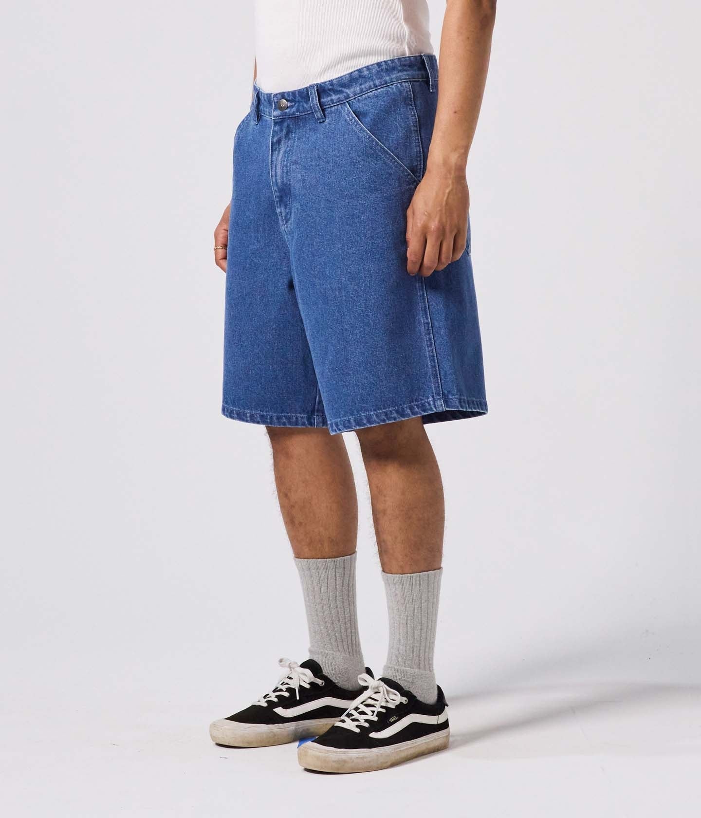 REYNOLDS 21' DENIM WALKSHORT - WORN BLUE