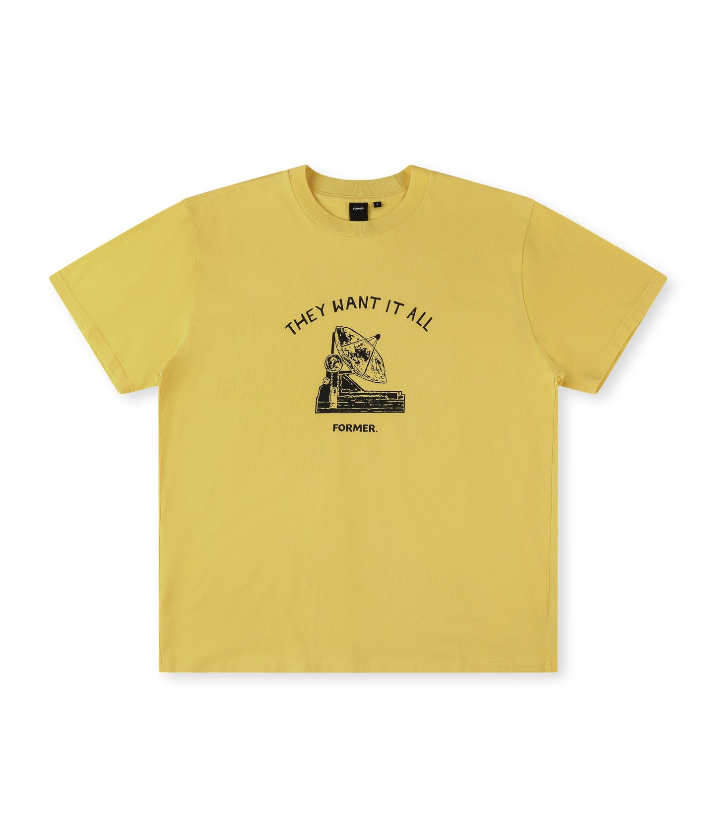 SATELITE T-SHIRT // SAFFRON