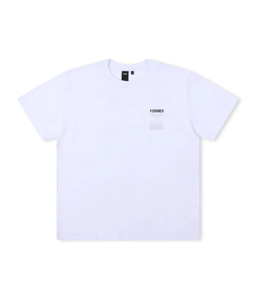Two Tone Crux tee White