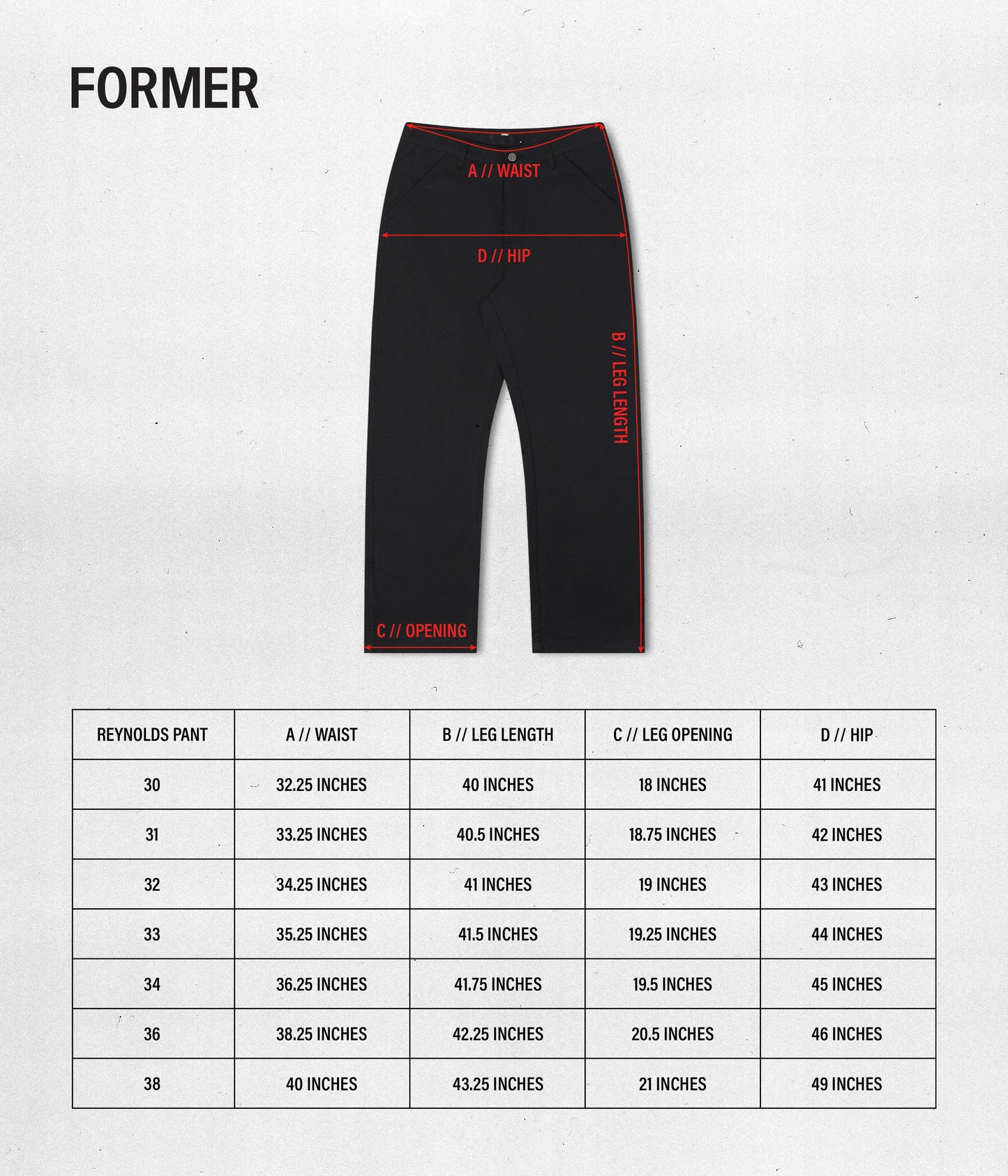 REYNOLDS WORK PANT // BLACK