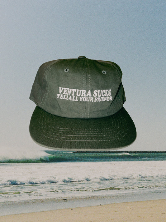 Ventura Sucks Hat Olive Green