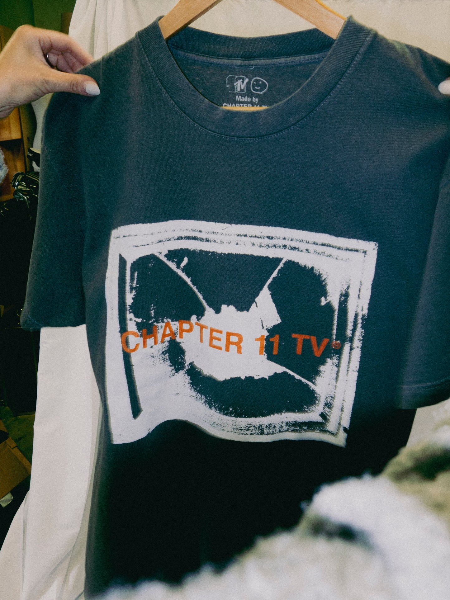Busted Script tee