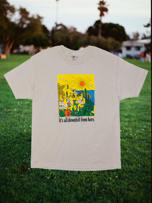 It's All Downhill From Here Tee