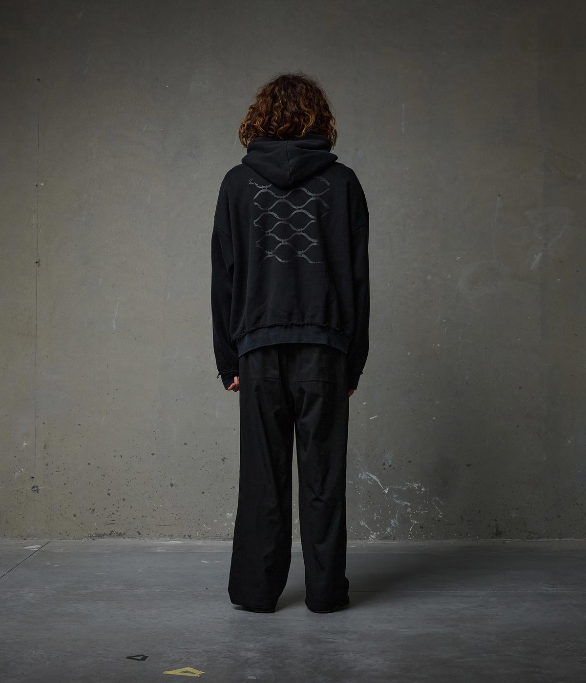 FORMER Alleviate Boxy Zip Hood in WASHED BLACK - Pending Approval Collection