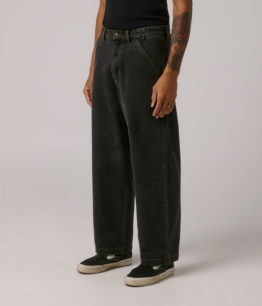 REYNOLDS DENIM PANT - WASHED BLACK