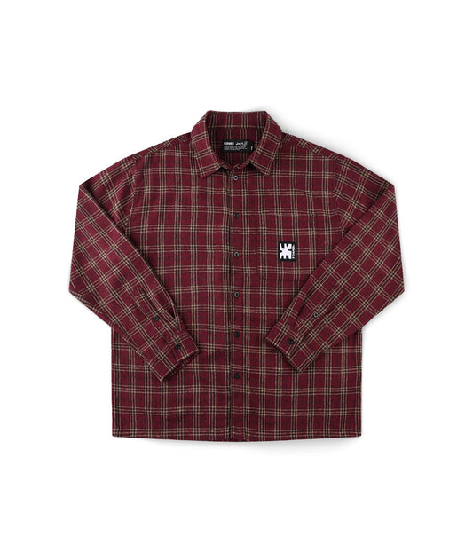 REYNOLDS FLANNEL LS SHIRT // RED