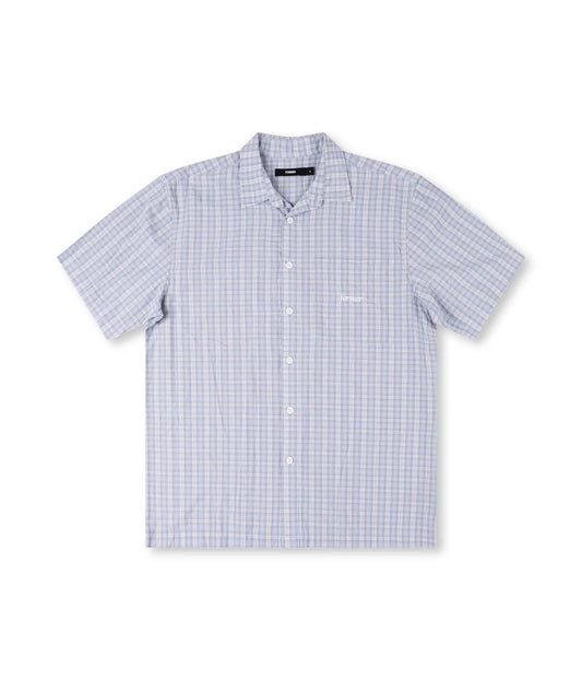 MANNERS CHECK SS SHIRT // BLUE
