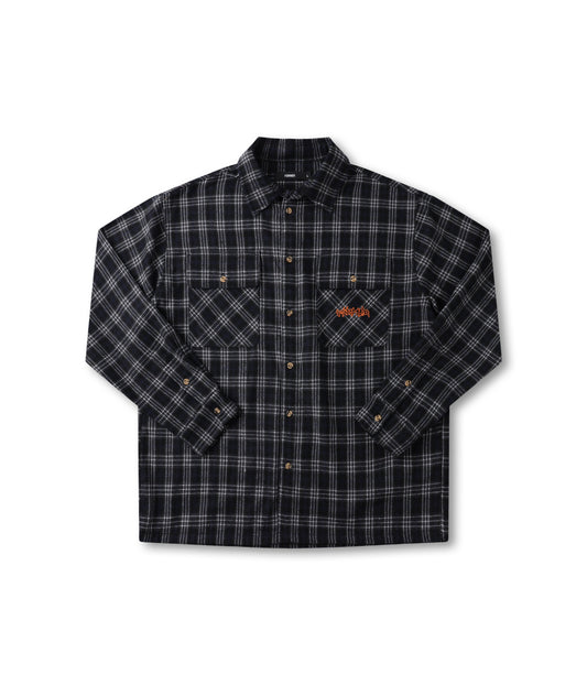VIVIAN FLANNEL LS SHIRT // BLACK