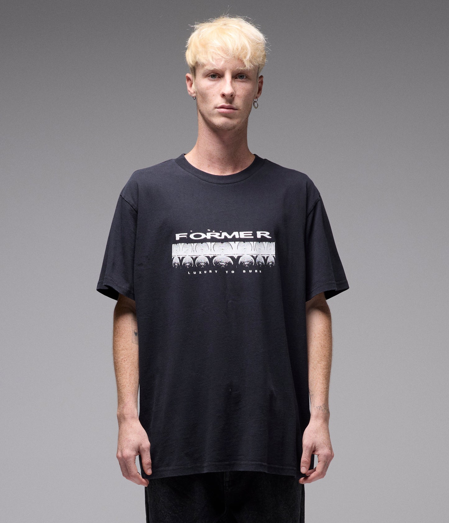 QUAVER T-SHIRT // WASHED BLACK