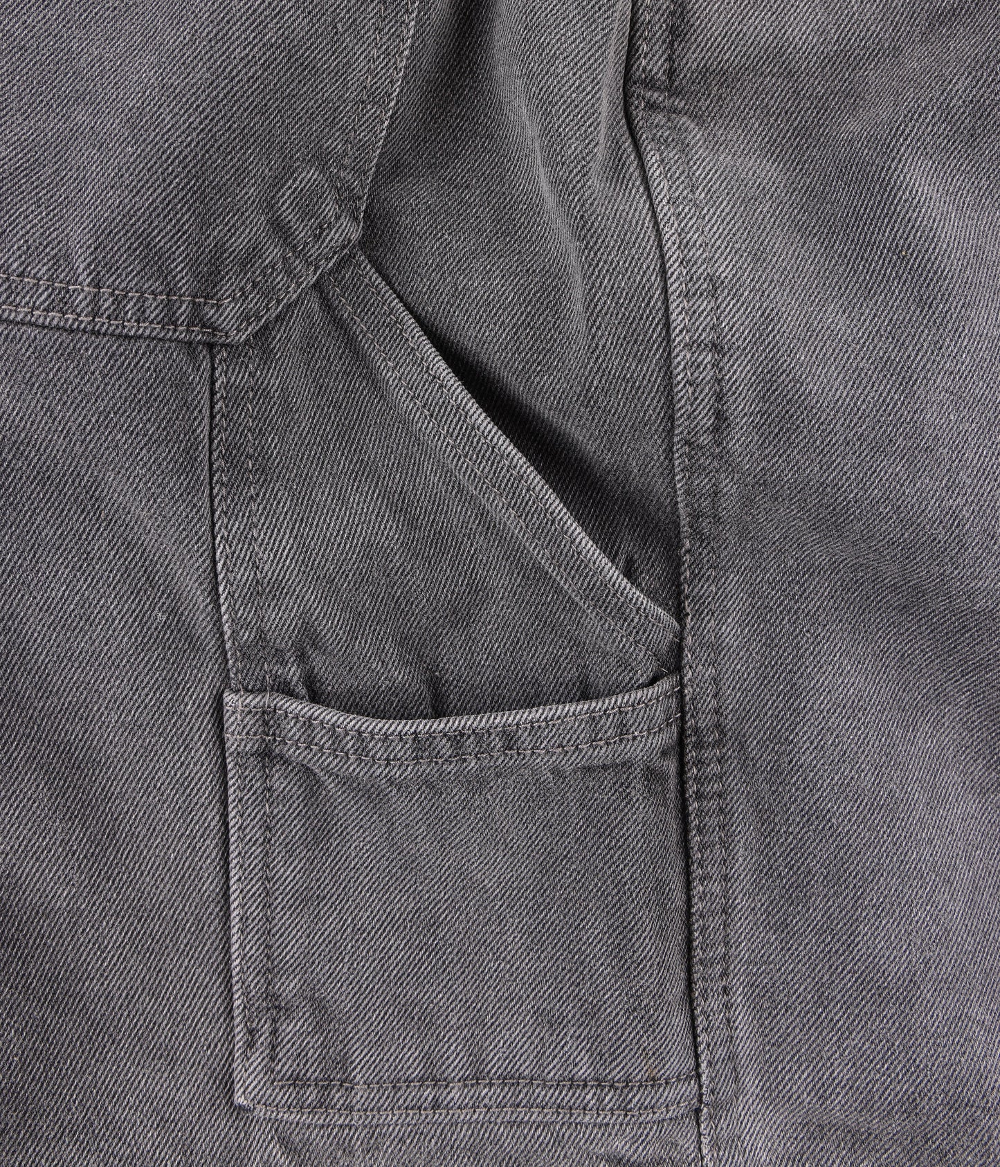 VT DISTEND  DENIM 20.5" CARPENTER SHORT // WASHED GREY