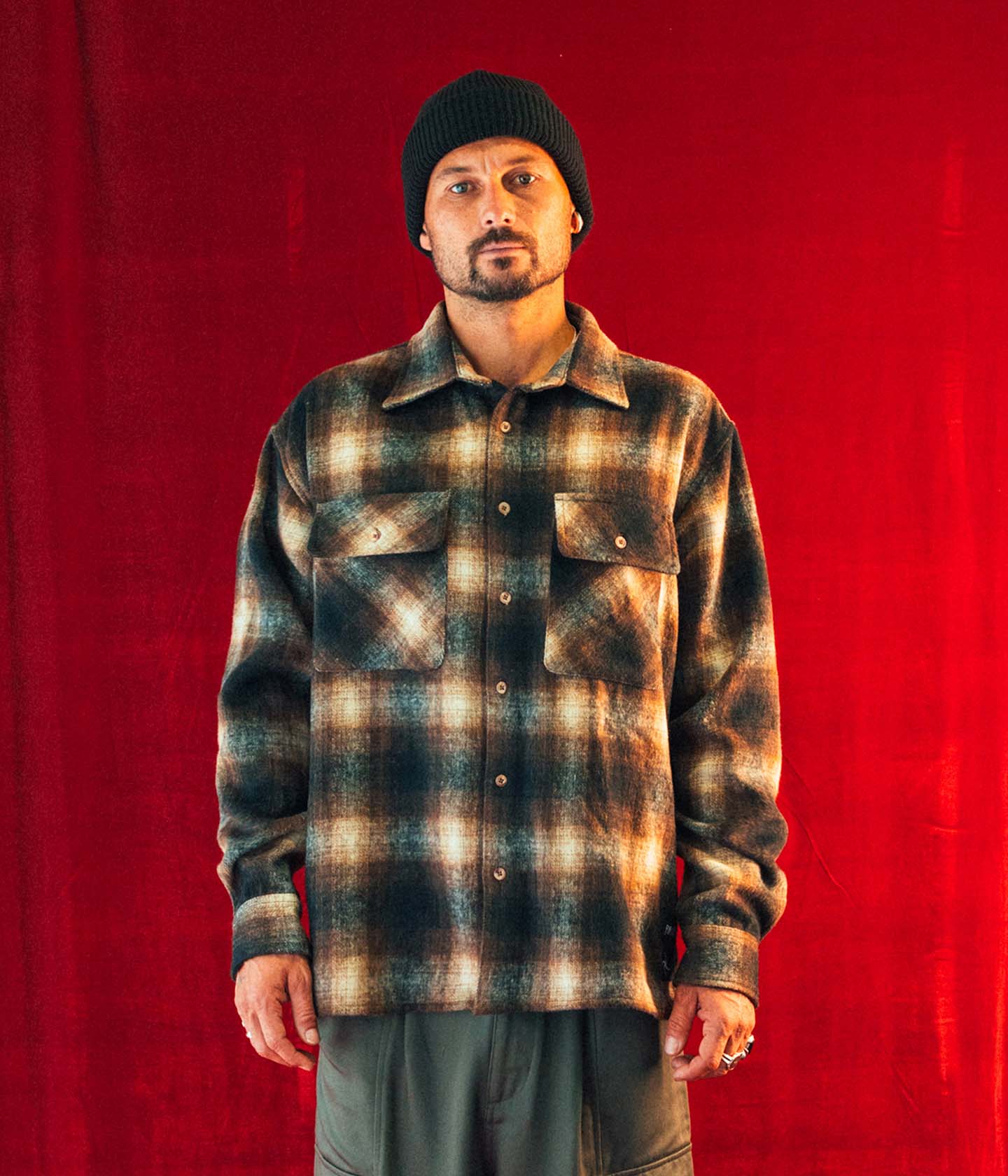 DION FLANNEL L/S T-SHIRT