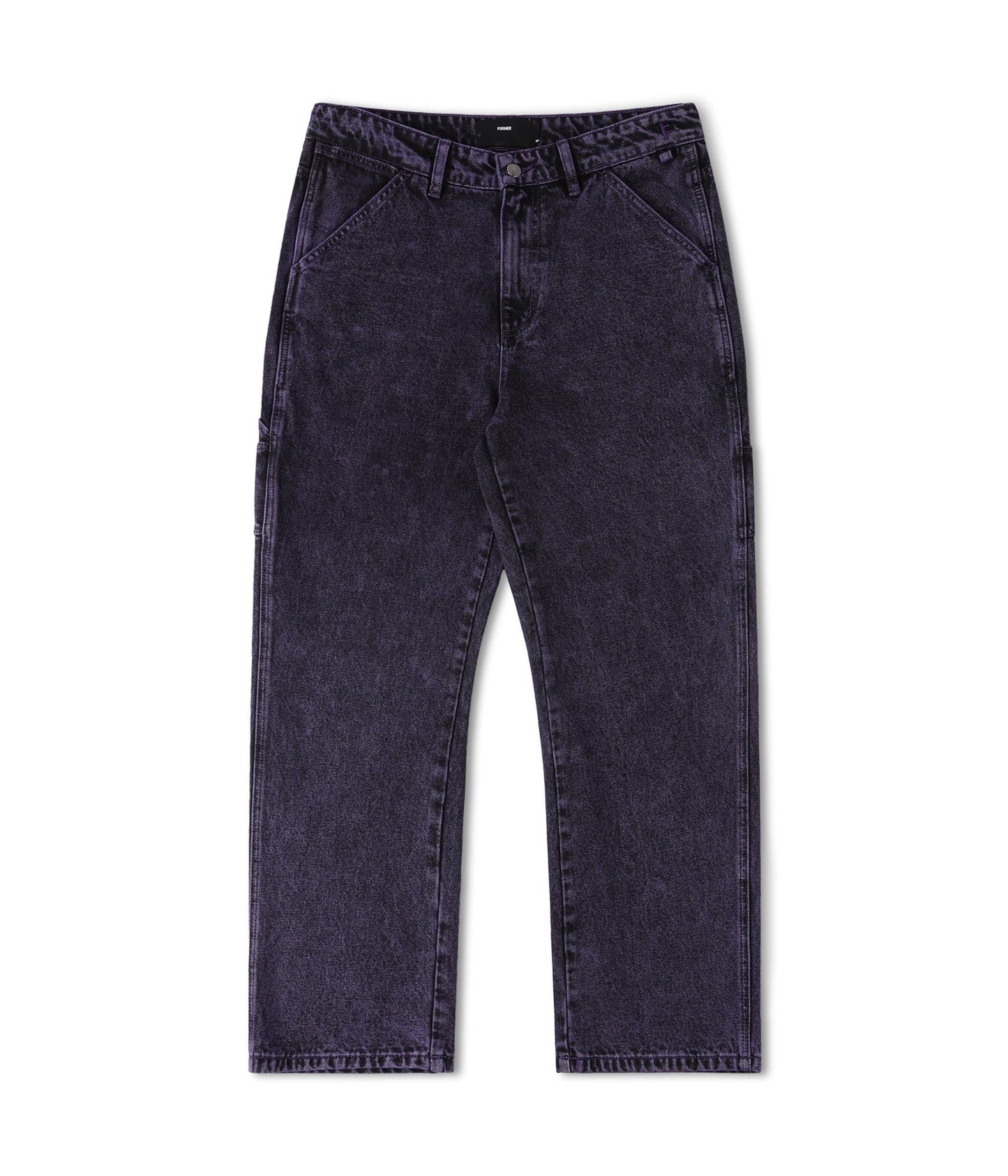 FORMER Distend Denim Pant in Washed Purple - FORMER x RAGE Collection