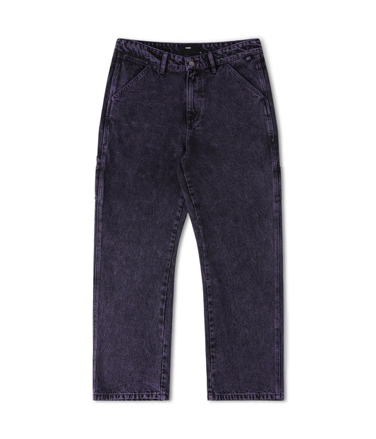 FORMER Distend Denim Pant in Washed Purple - FORMER x RAGE Collection