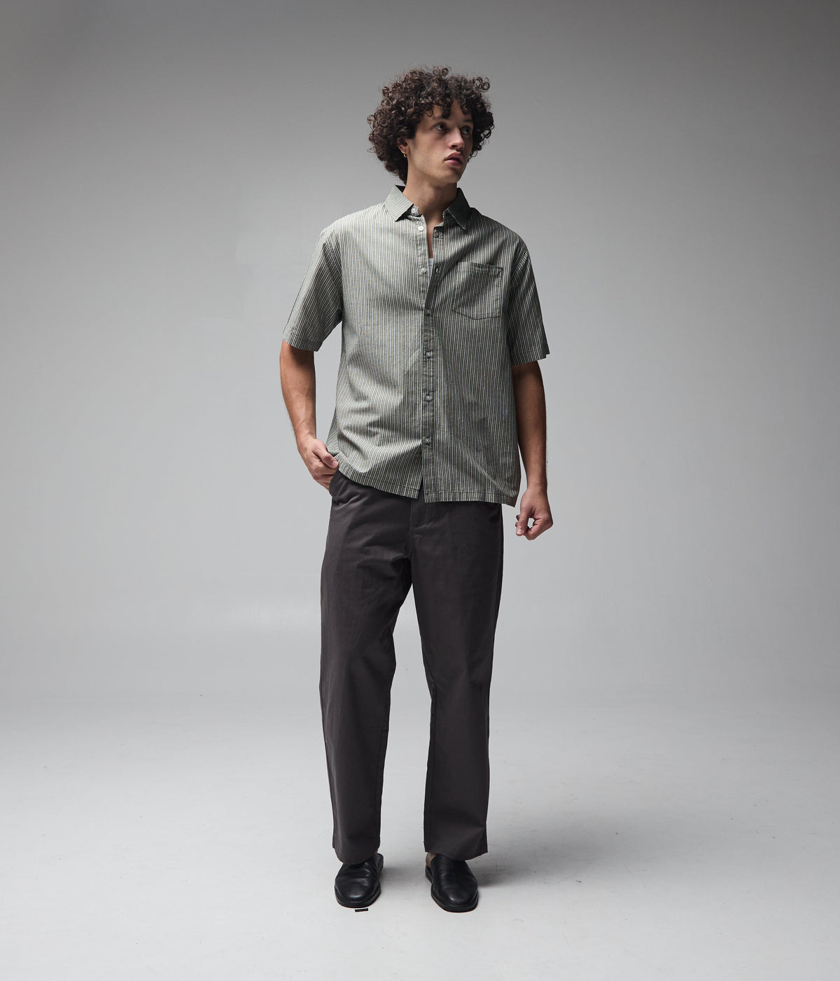 REYNOLDS STRIPE SS SHIRT // SURPLUS