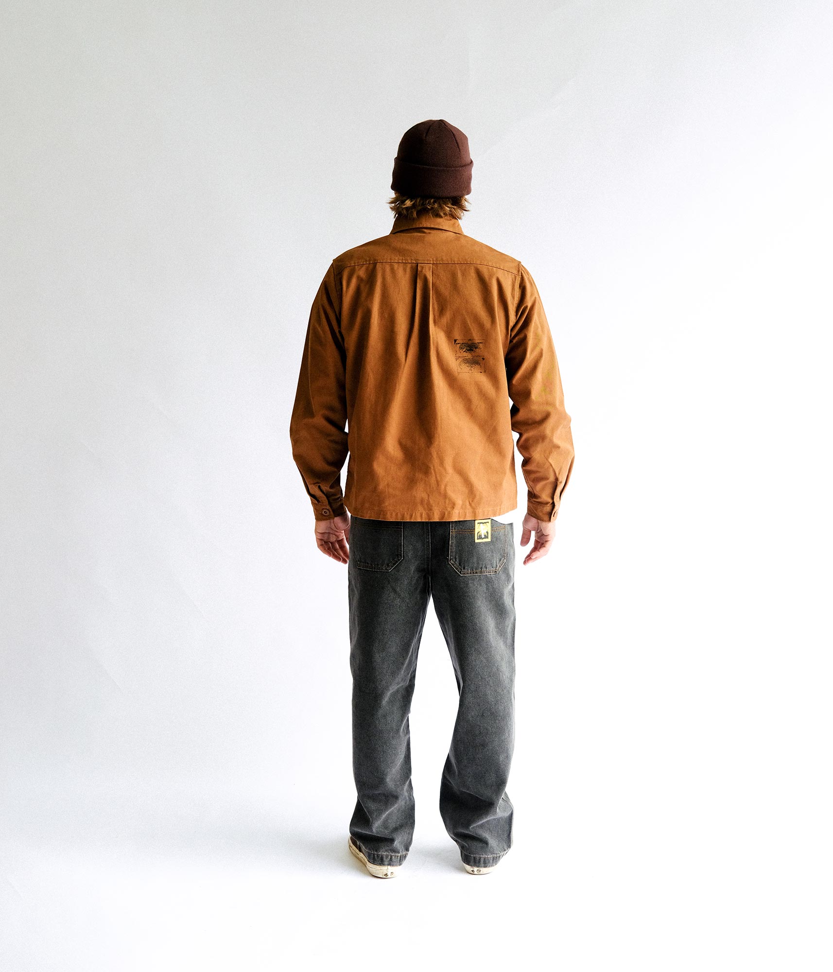 FORMER DXD Reynolds Overshirt in BROWN - Destroyed By Dane Collection