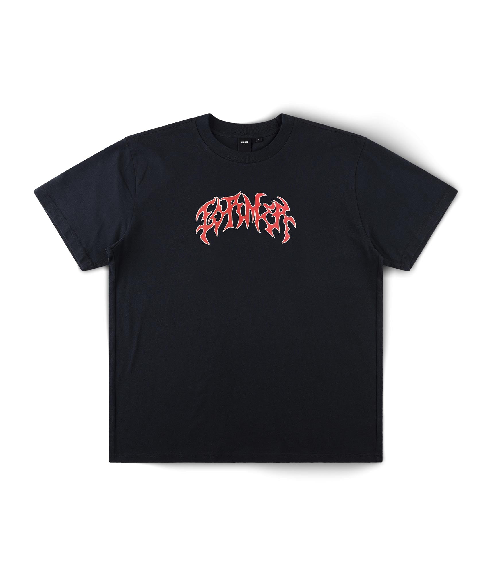 FORMER Puncture T-shirt in BLACK