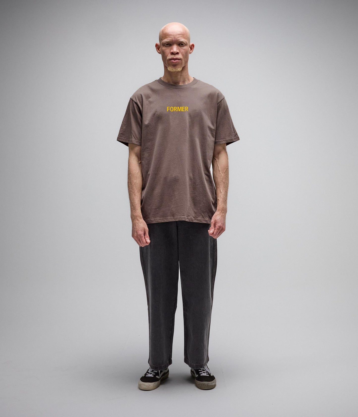 FORMER Legacy Overdye T-shirt in WASHED BROWN - Origin Collection