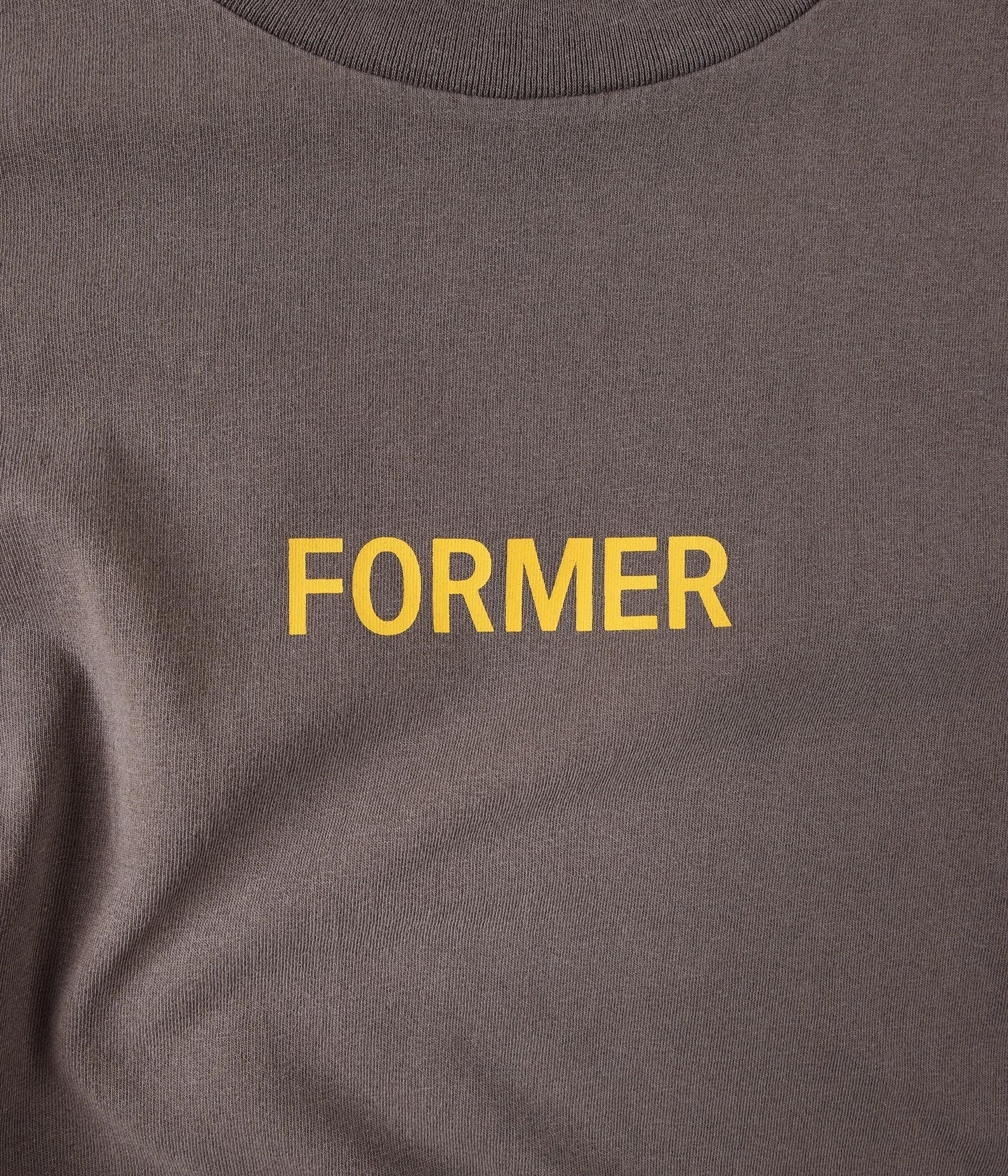 FORMER Legacy Overdye T-shirt in WASHED BROWN - Origin Collection
