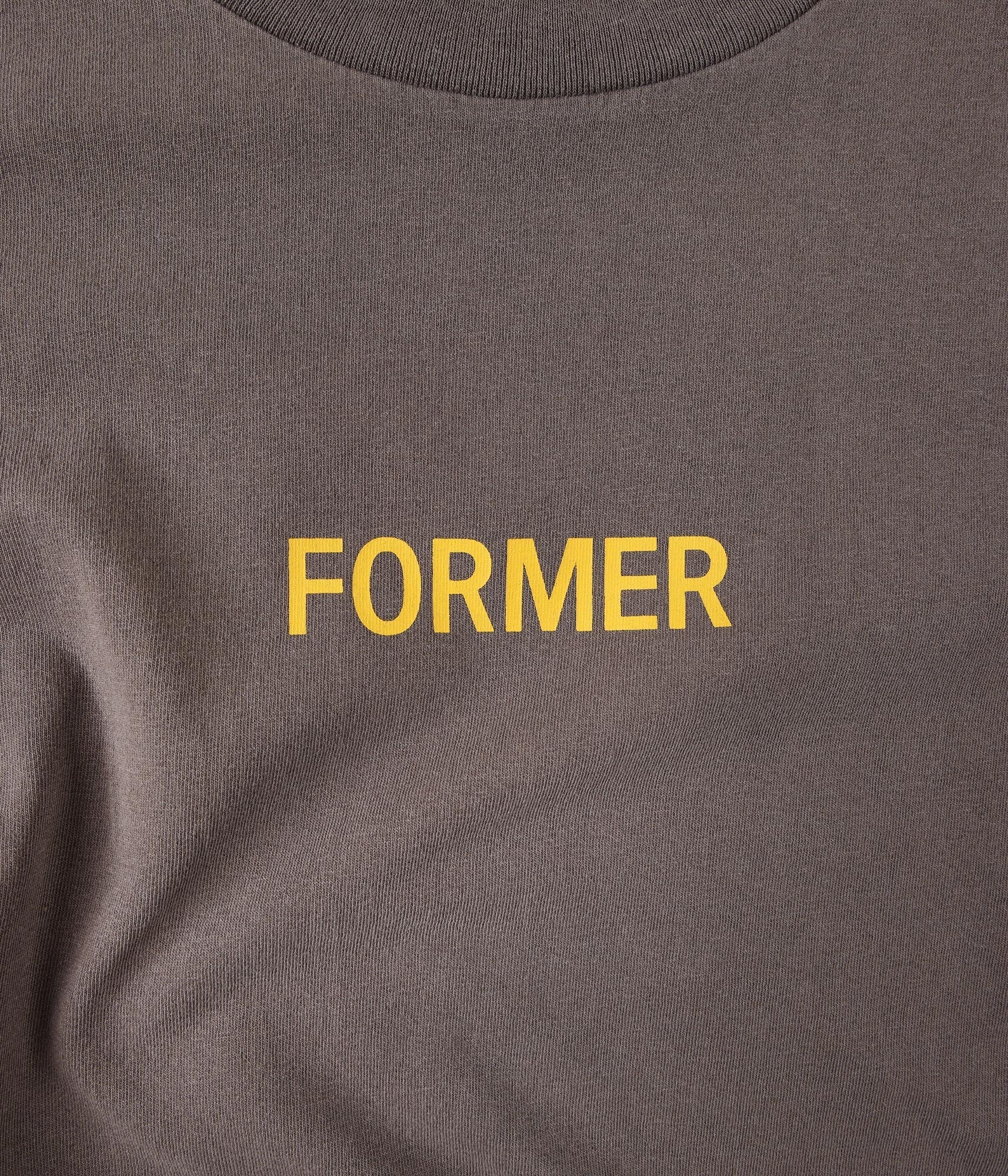 FORMER Legacy Overdye T-shirt in WASHED BROWN - Origin Collection