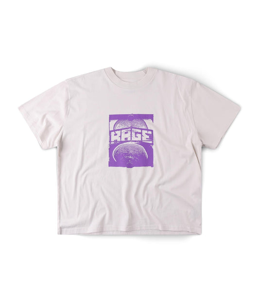 FORMER Corp Boxy T-shirt in Bone - FORMER x RAGE Collection