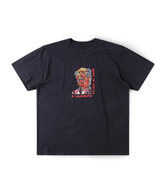 FORMER Colourless Clown T-shirt in Merch Black - FORMER x RAGE Collection
