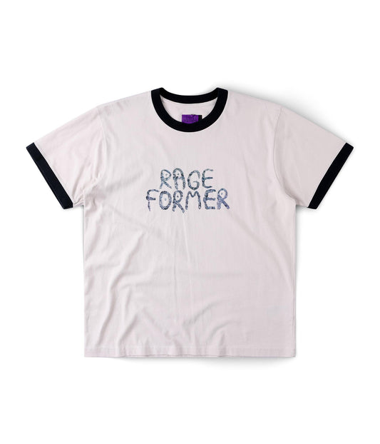 FORMER Tin Ringer Shrunken T-shirt in Bone - FORMER x RAGE Collection