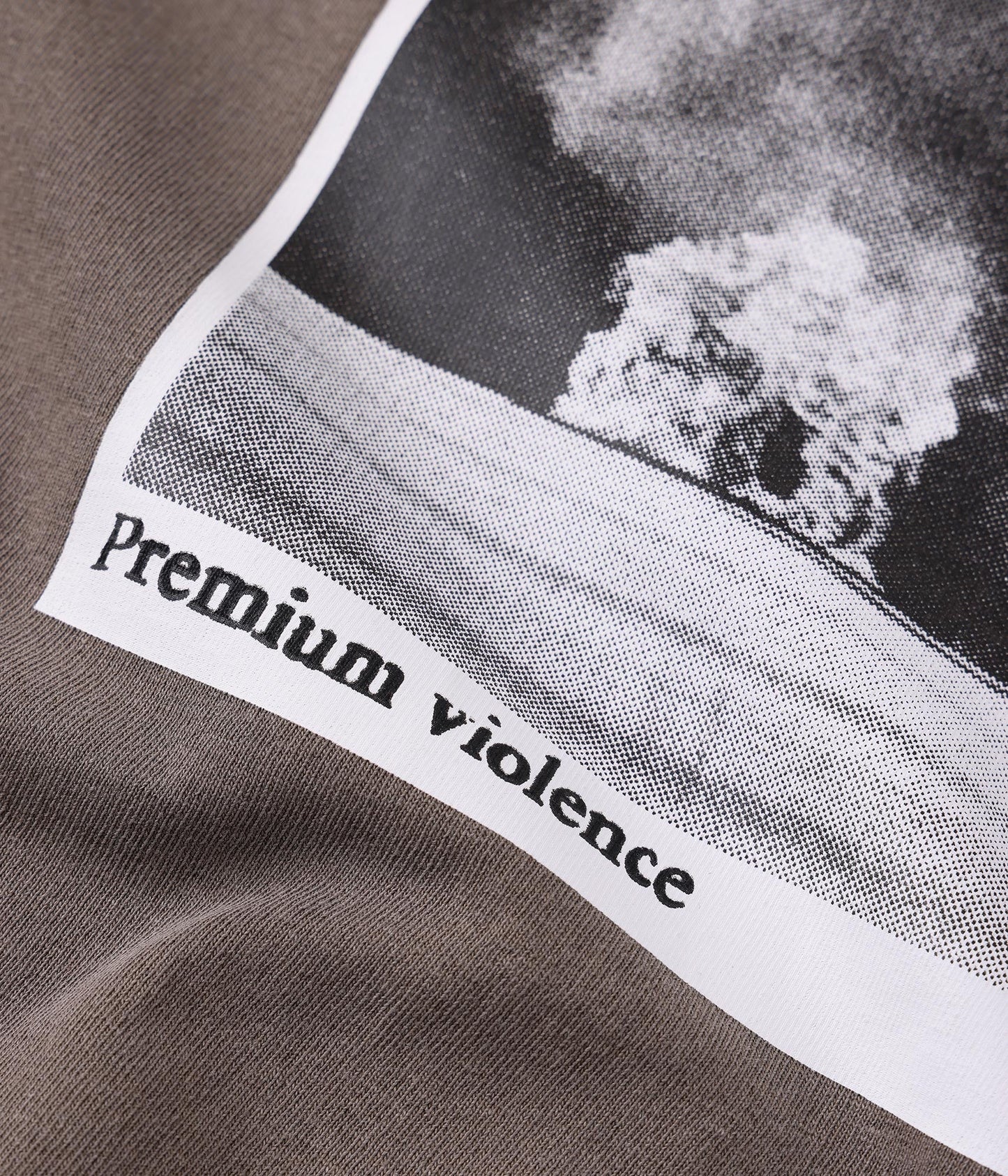 FORMER Ignite Boxy T-shirt in WASHED BROWN - Destroyed By Dane Collection