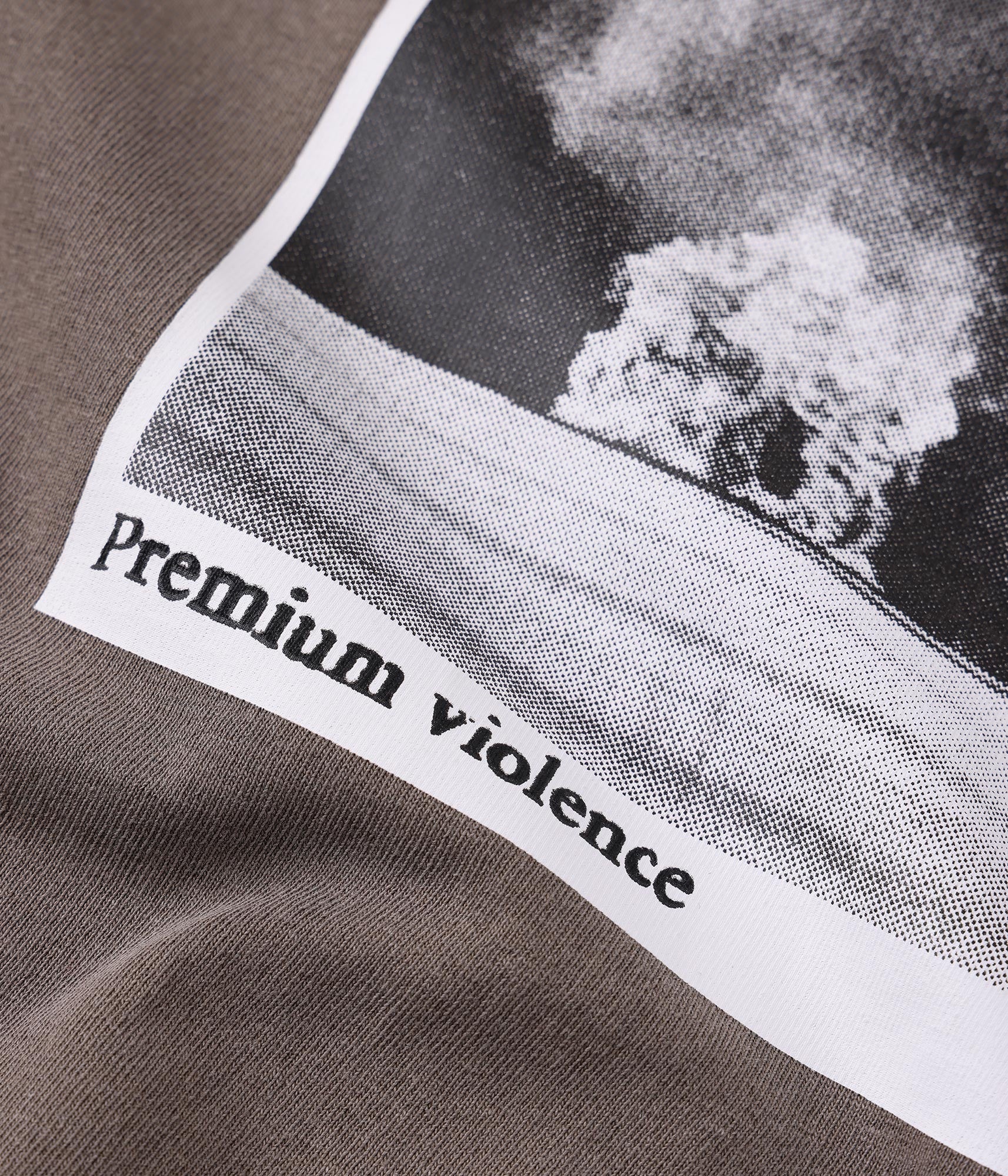 FORMER Ignite Boxy T-shirt in WASHED BROWN - Destroyed By Dane Collection