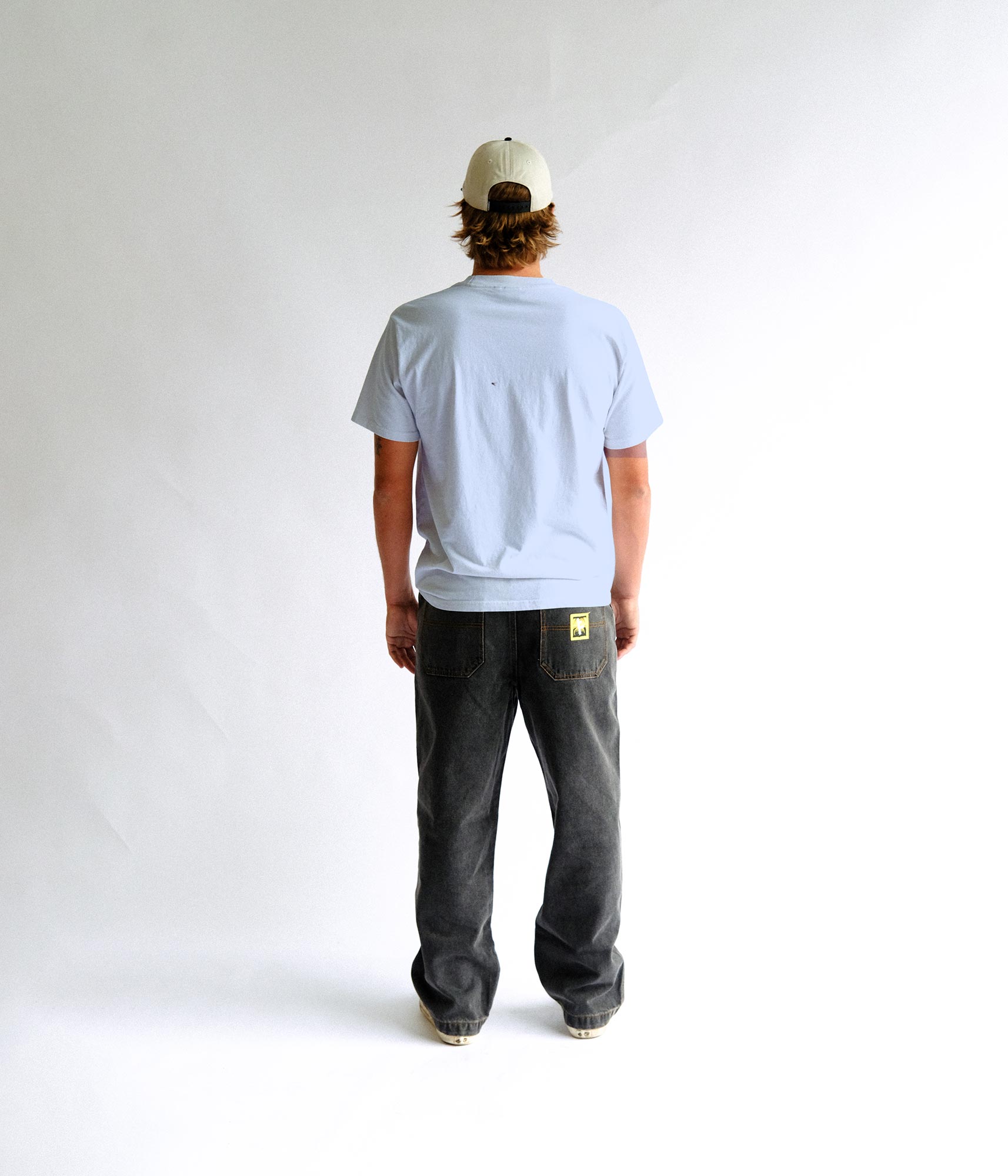 FORMER X-ray T-shirt in WASHED SKY - Destroyed By Dane Collection