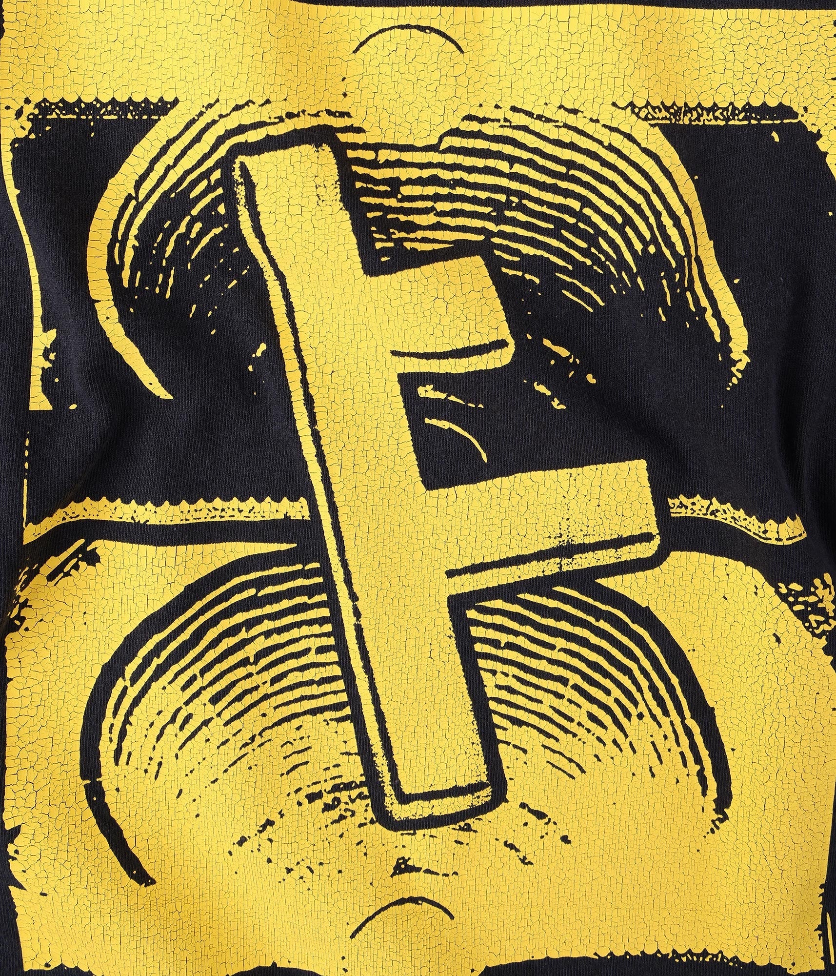 FORMER Slant F Crux T-shirt in BLACK - Destroyed By Dane Collection