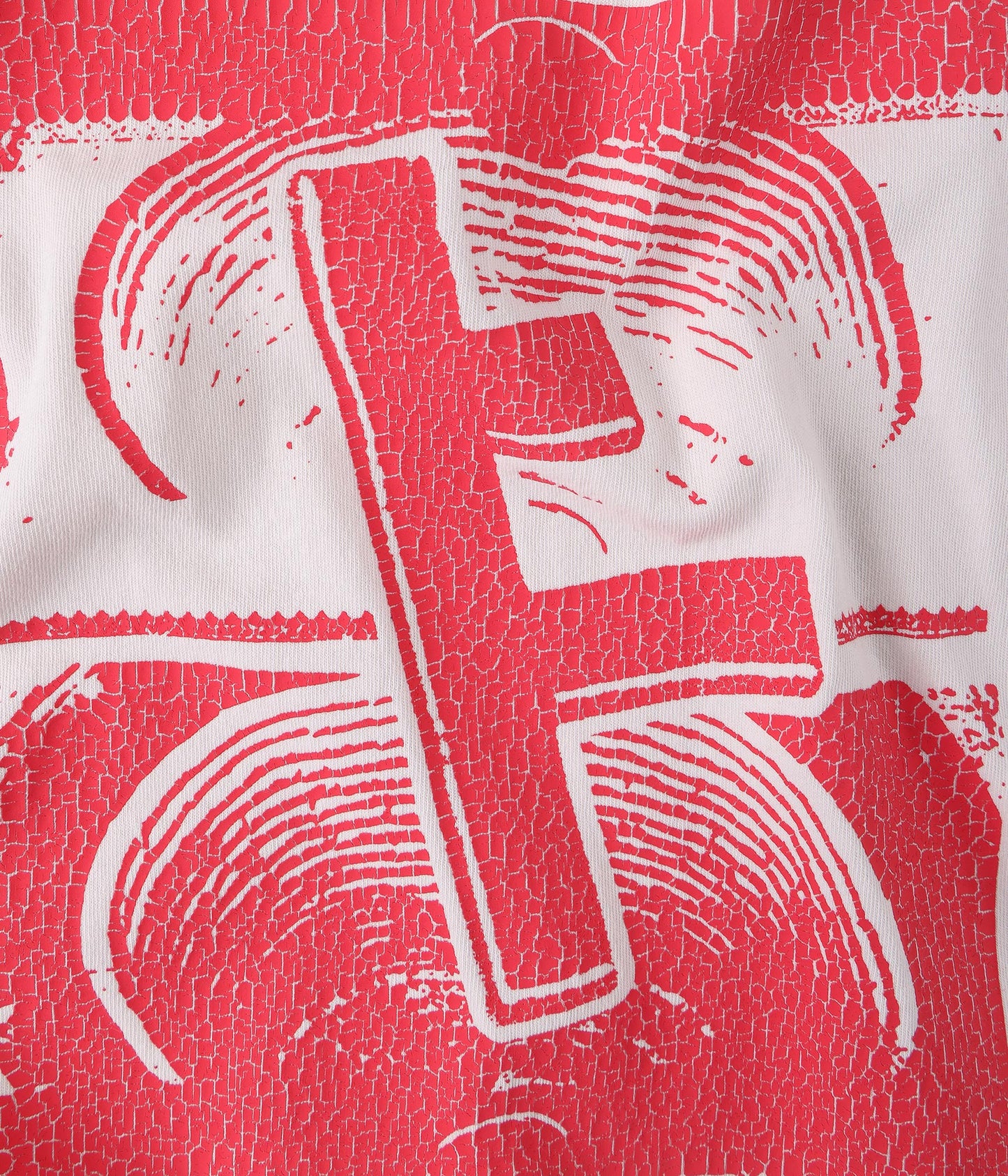 FORMER Slant F Crux T-shirt in BONE - Destroyed By Dane Collection