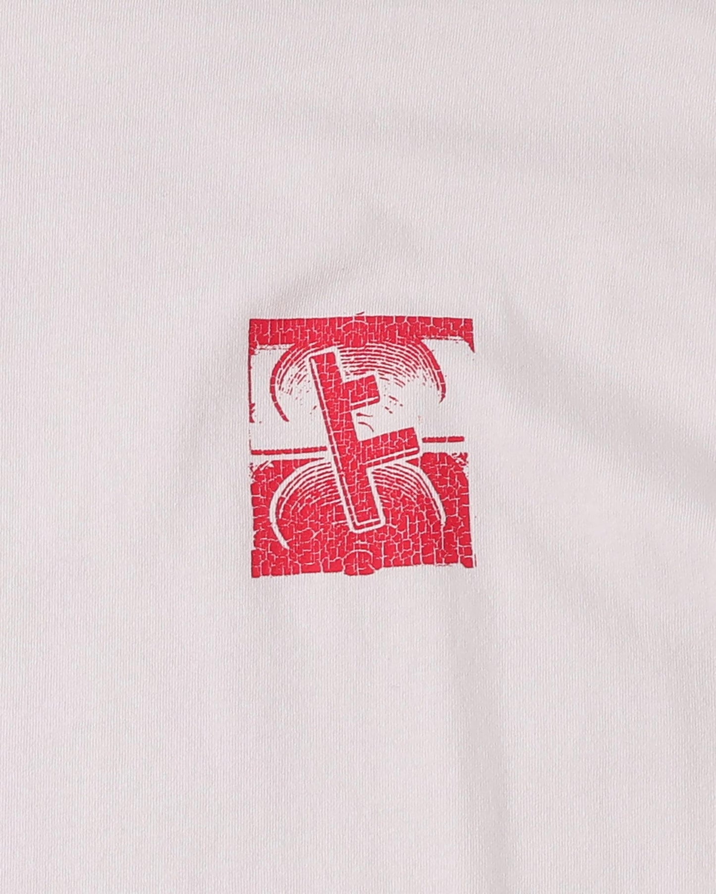FORMER Slant F Crux T-shirt in BONE - Destroyed By Dane Collection
