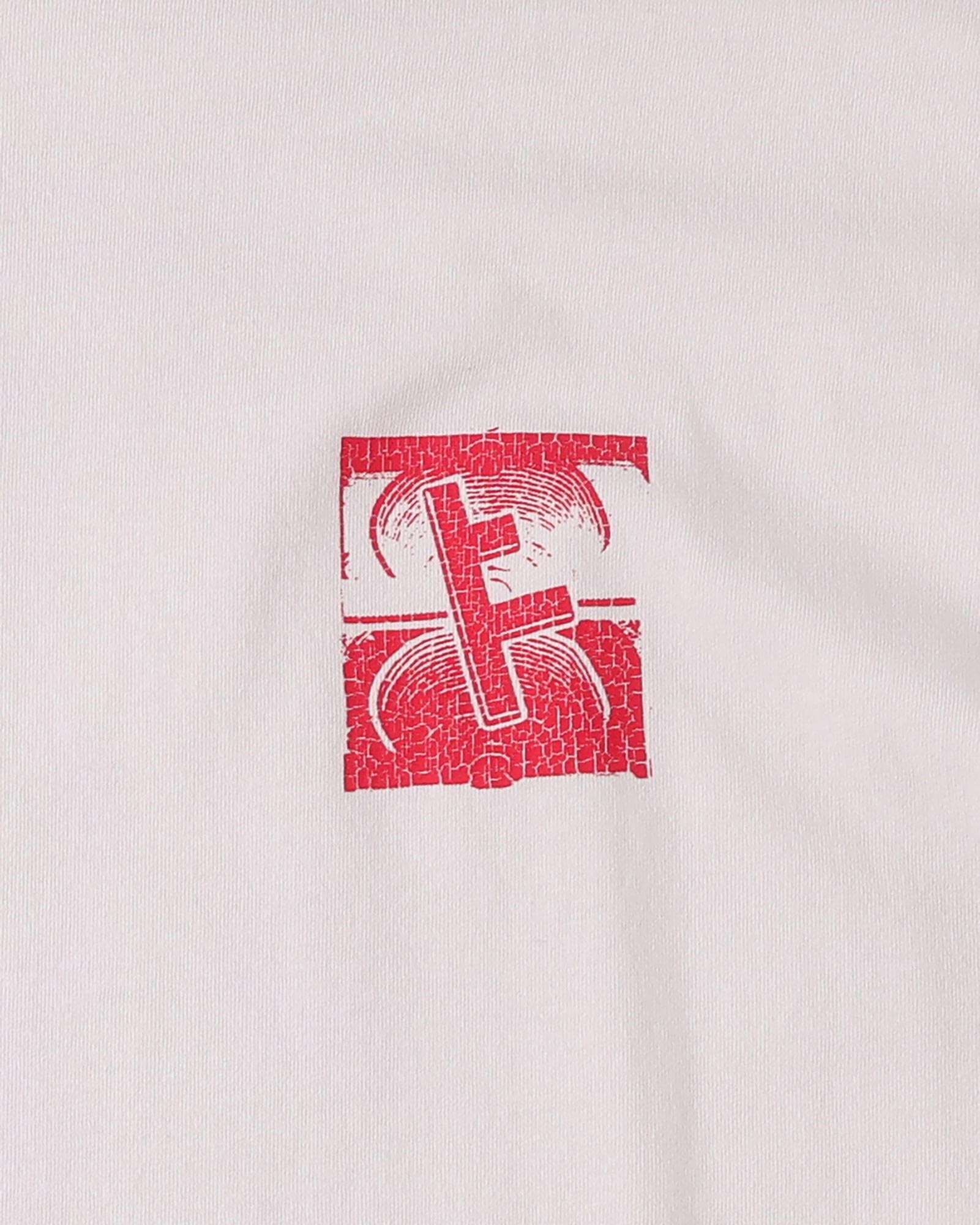 FORMER Slant F Crux T-shirt in BONE - Destroyed By Dane Collection