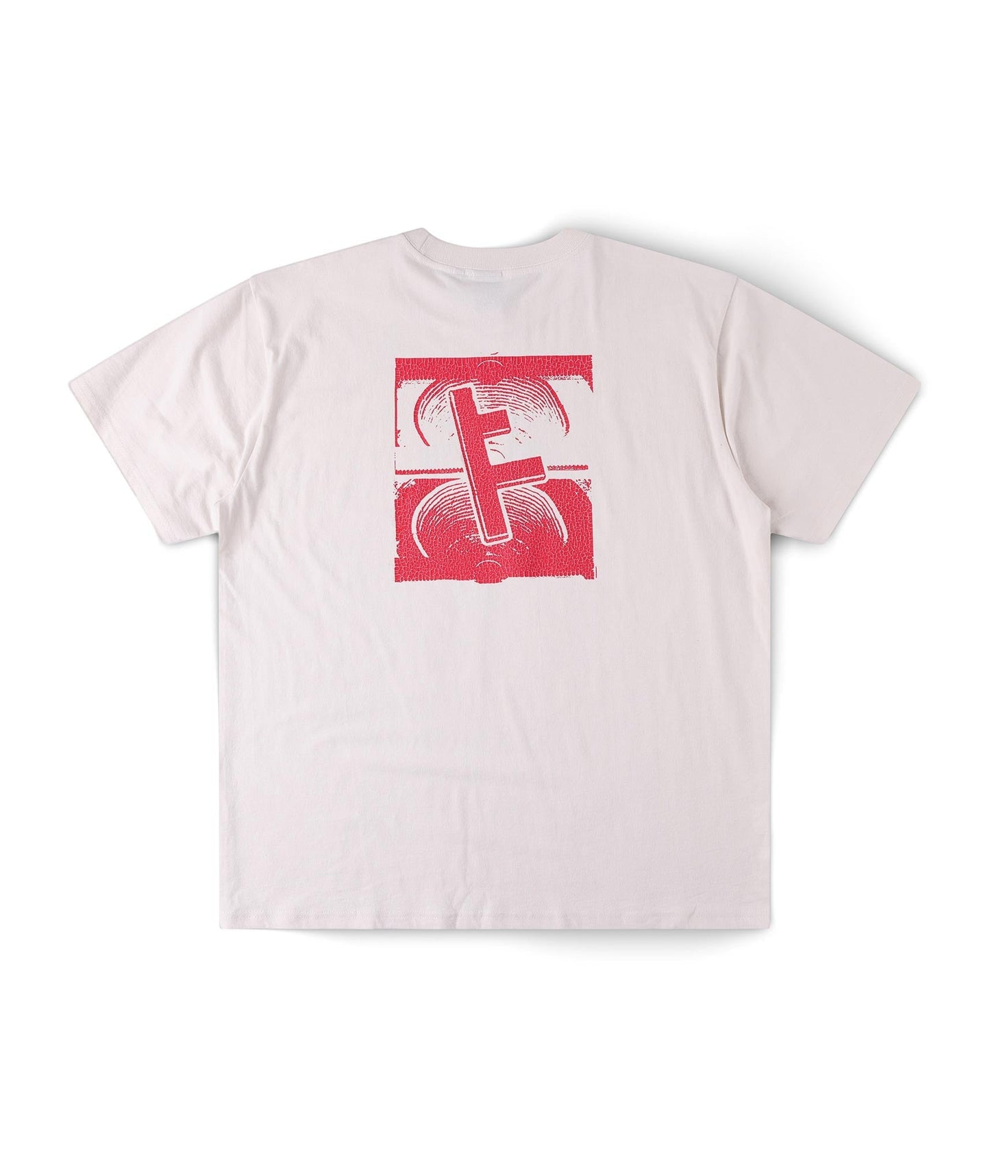 FORMER Slant F Crux T-shirt in BONE - Destroyed By Dane Collection