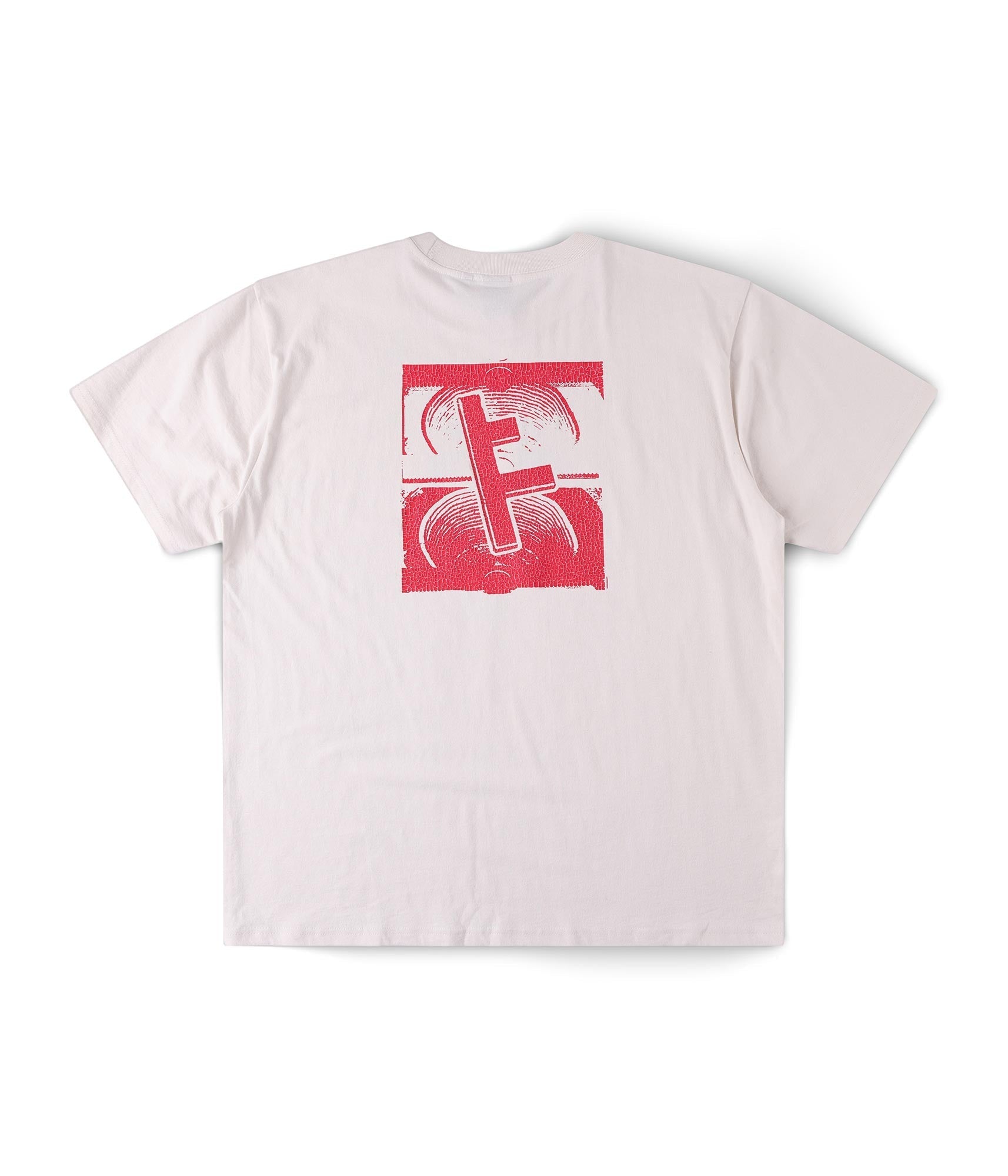 FORMER Slant F Crux T-shirt in BONE - Destroyed By Dane Collection
