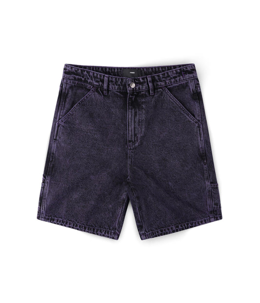 FORMER Distend Denim Walkshort in Washed Purple - FORMER x RAGE Collection