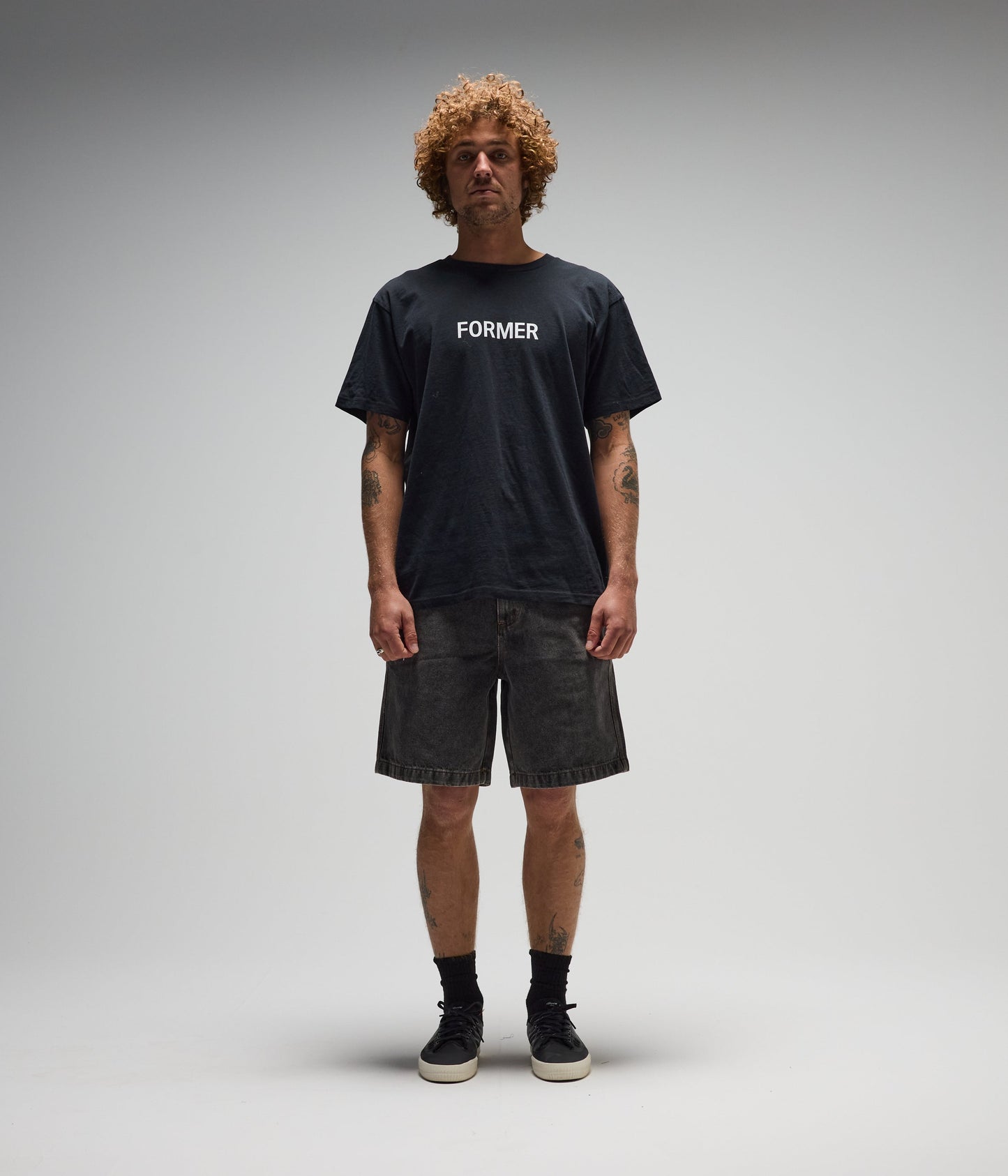 DxD REYNOLDS 21" DENIM WALKSHORT // WASHED BLACK